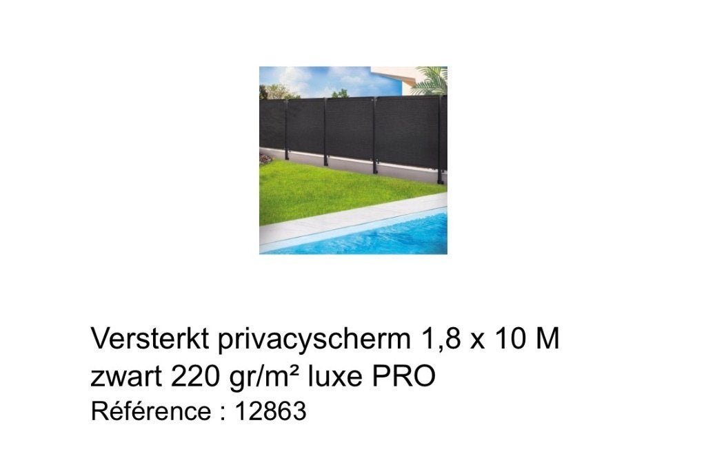 Tuinscherm 10 x 1,8 meter, Jardin & Terrasse, Écrans de jardin, Enlèvement, Neuf, 200 cm ou plus, 150 à 200 cm