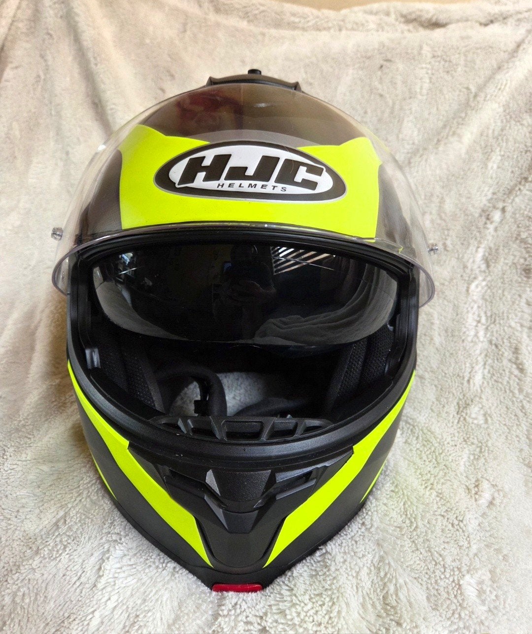 Motorhelm De HJC . + Helmtas, motortas,, Motoren, Ophalen, M, Systeemhelm, Heren