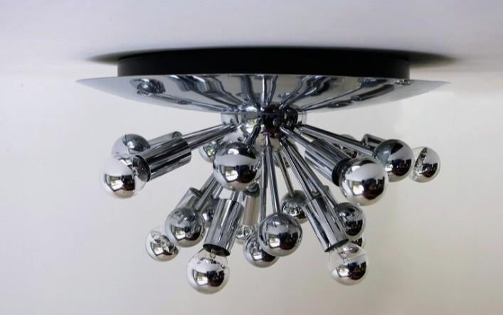 Spoetnik space age plafondlamp, Ophalen