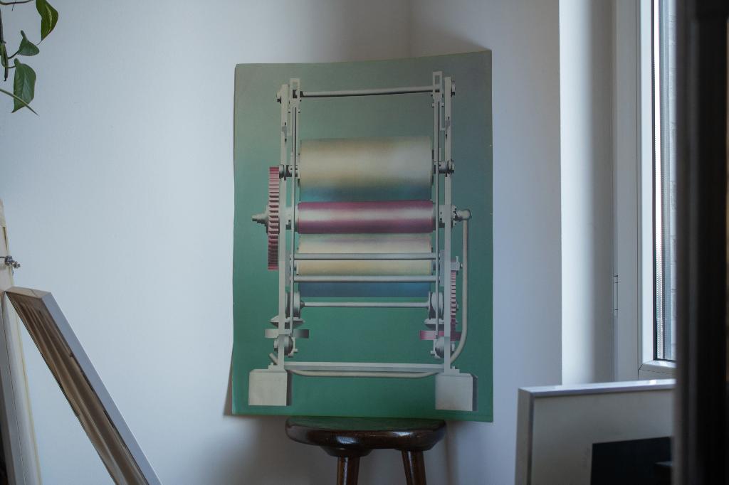 1974 Litho By Roger Nellens, De Rollen, Antiek en Kunst, Kunst | Litho's en Zeefdrukken, Ophalen of Verzenden