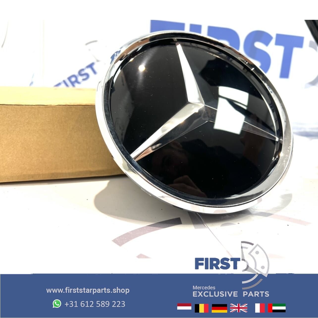 Mercedes AMG STER LOGO GLAS W176 W205 W117 W213 W238 W156  S