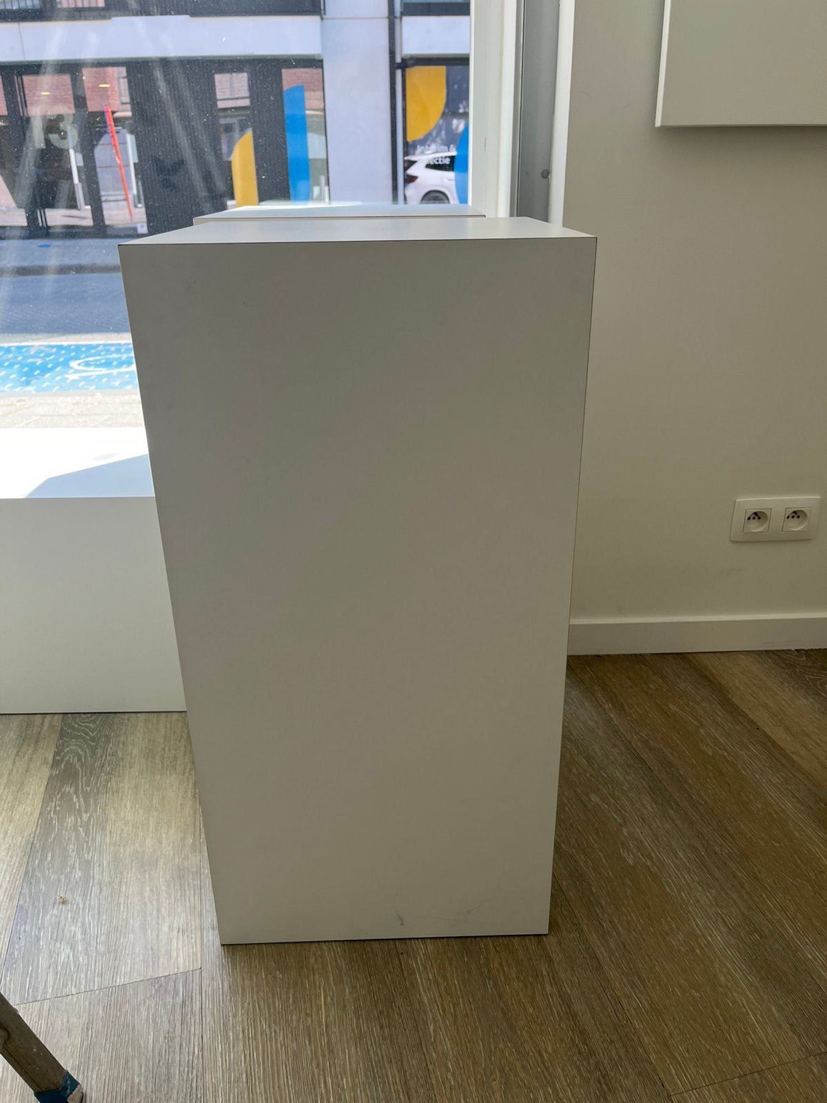 Witte gelamineerde blok (40x40x80cm), Comme neuf, Enlèvement, Moins de 50 cm, Autres matériaux