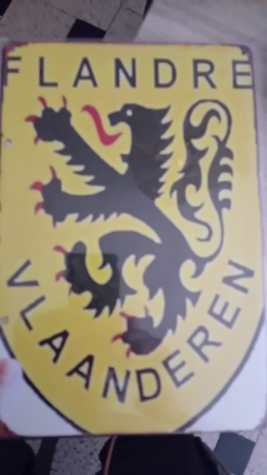 Vlaanderen  flandre, Huis en Inrichting, Metaal, 30 cm, Nieuw, Ophalen of Verzenden
