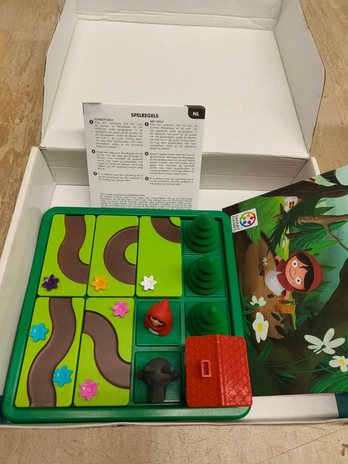 Smart game Roodkapje, 1 ou 2 joueurs, Enlèvement, Utilisé, Smartgames