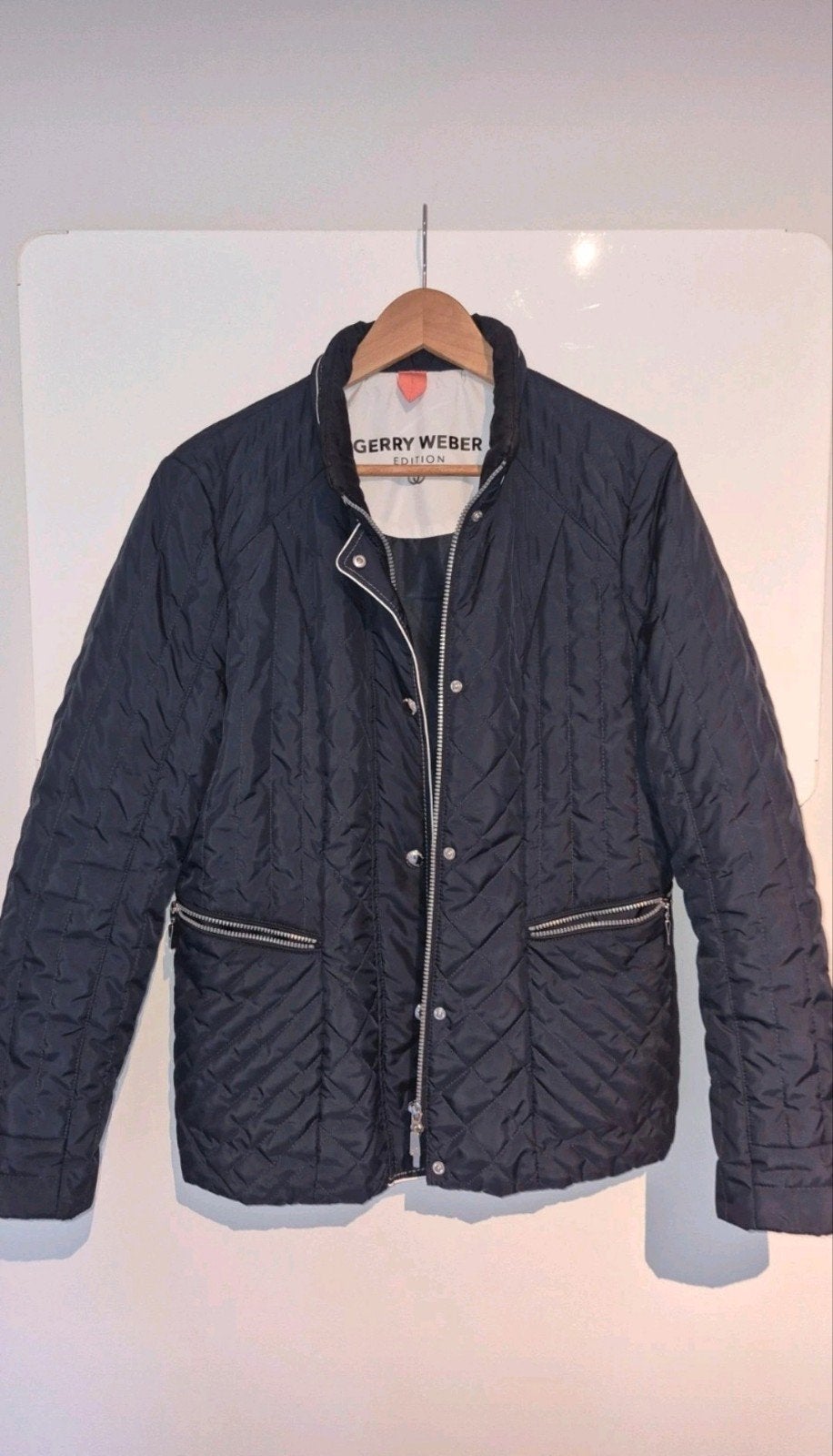 donkerblauwe jas gerry weber maat 40, Maat 38/40 (M), Blauw, Ophalen of Verzenden, Zo goed als nieuw