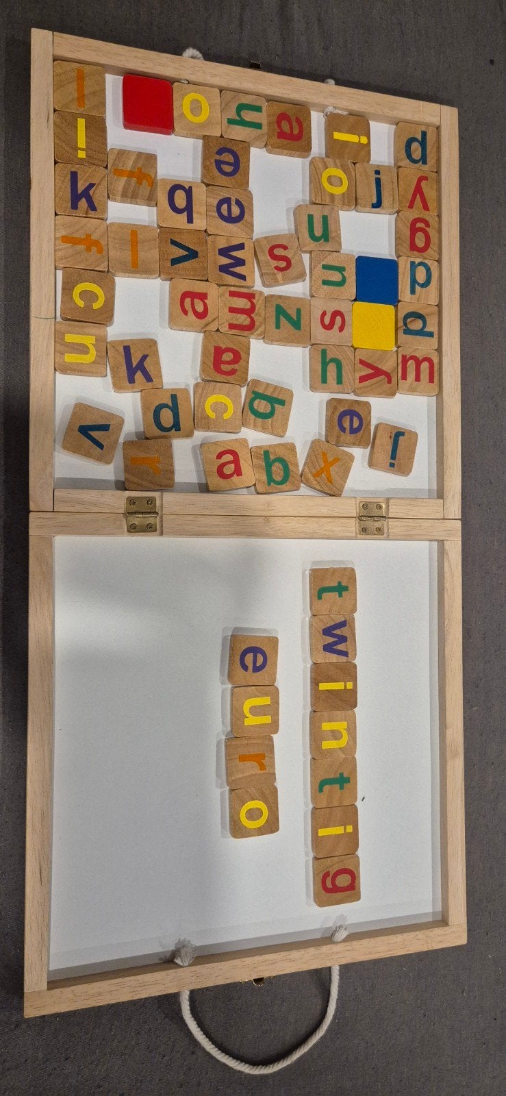 Houten letterkoffertje, Kinderen en Baby's, Ophalen