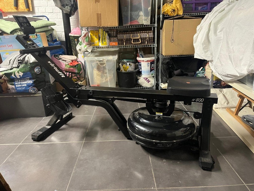 VirtuFit ROW800 waterroeitrainer, Sport en Fitness, Ophalen, Zo goed als nieuw, Roeitrainer