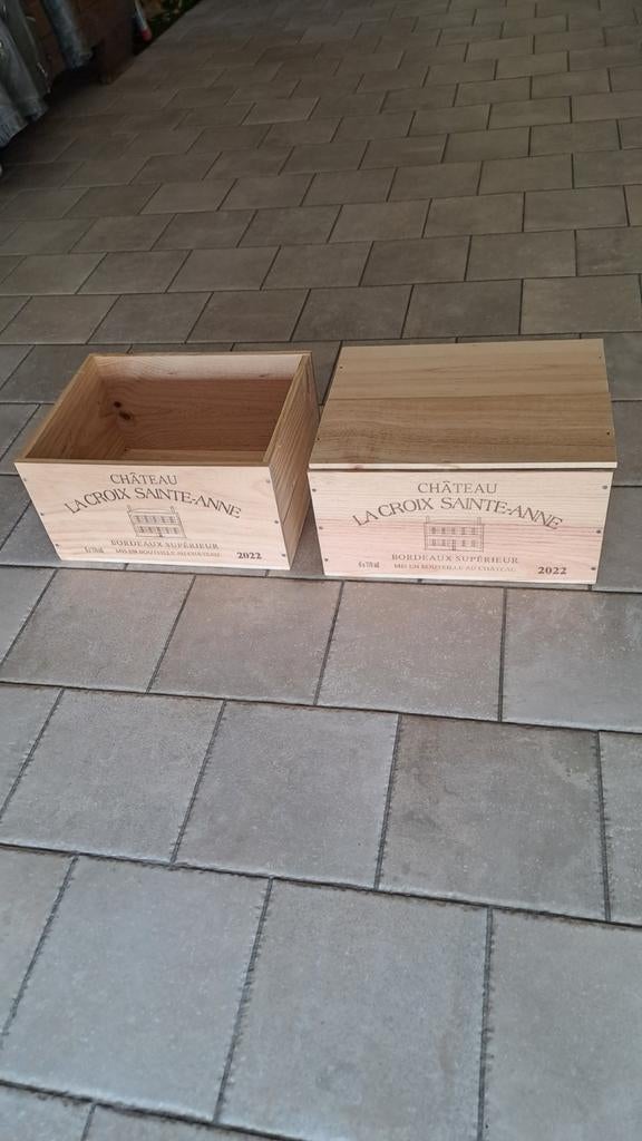 Houten wijnkisten (leeg), Enlèvement