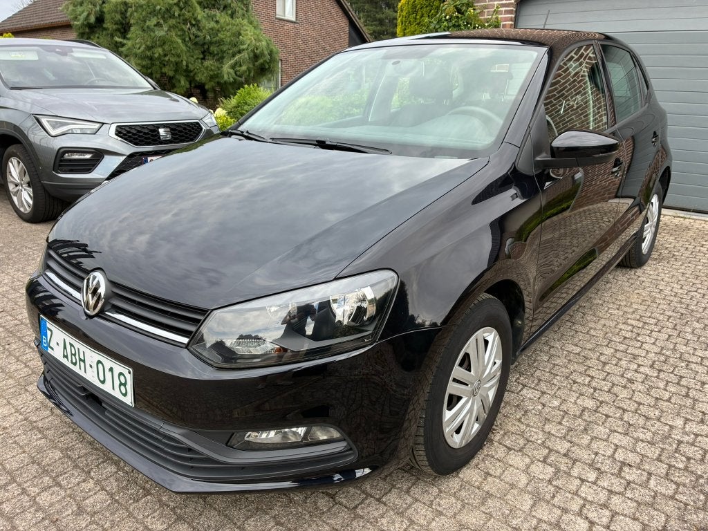 Vw Polo 1.0 MPI, 5-deurs, 48.000km, garantie, Auto's, Volkswagen, Voorwielaandrijving, Stof, Euro 6, Zwart