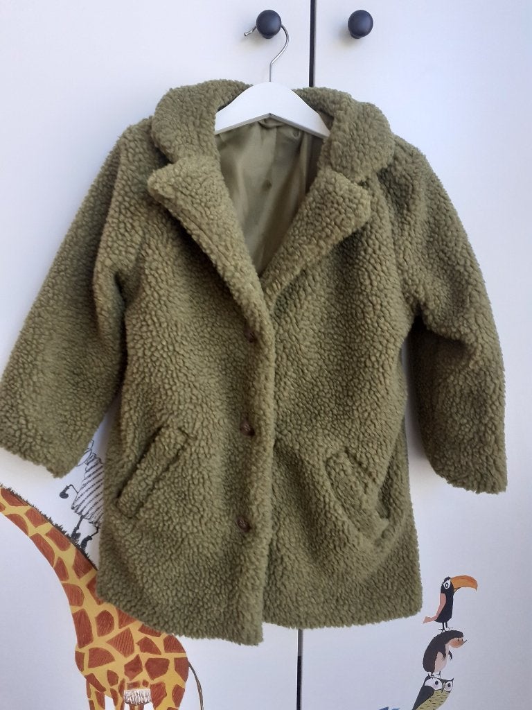 Jas Zeeman maat 104 (nieuw zonder label) - warm lichtgroen, Zeeman, Meisje, Ophalen of Verzenden, Zo goed als nieuw