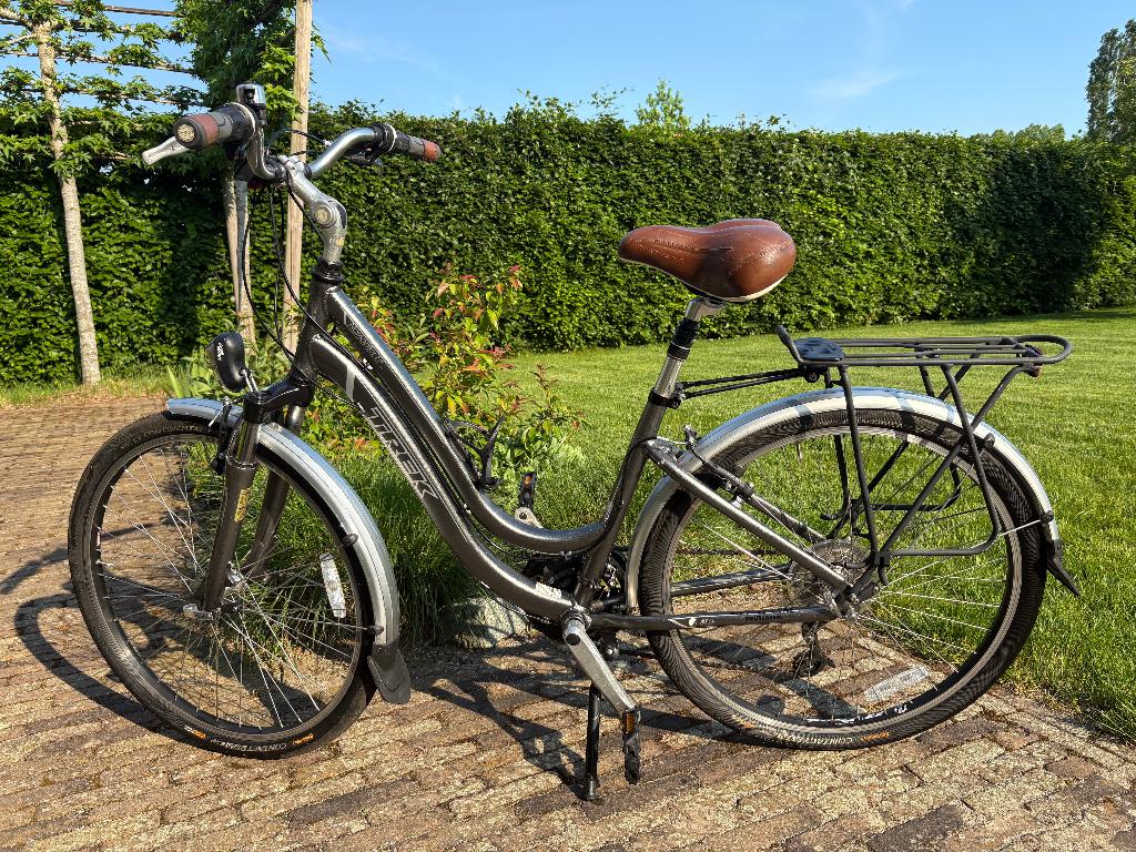 Trek Navigator 2.0 Damesfiets, Fietsen en Brommers, Fietsen | Dames | Damesfietsen, Gebruikt, Velgrem, Versnellingen, 50 tot 53 cm
