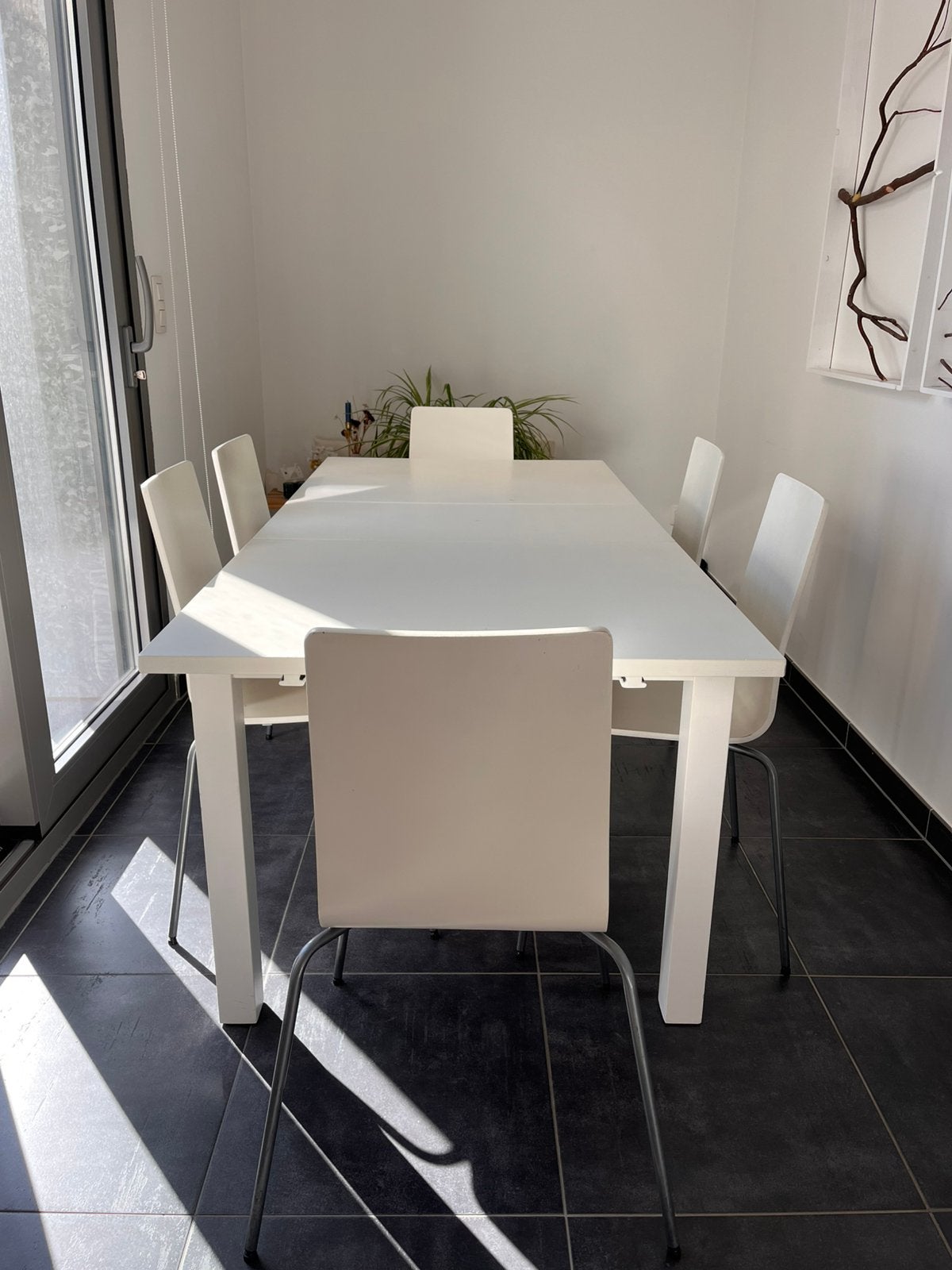 Table à manger avec 8 chaises, Enlèvement, Utilisé, 8 chaises ou plus