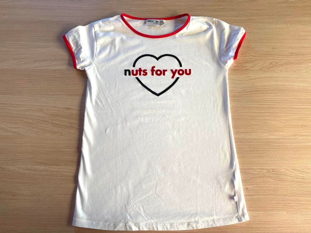 T-shirt 'nuts for you' - Someone - maat 176, Kinderen en Baby's, Kinderkleding | Maat 176, Meisje, Ophalen of Verzenden, Zo goed als nieuw