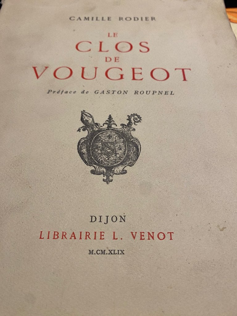 Le clos de vougeot Livre l’ame du vignoble bourguignon, Collections, Enlèvement ou Envoi, Utilisé, France