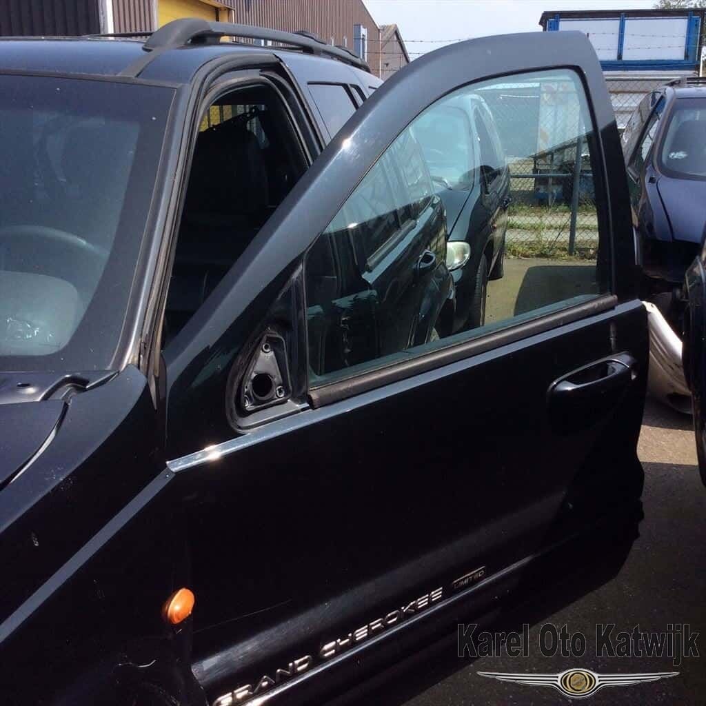 Voordeur links Jeep Grand Cherokee 1999-2004 kleur zwart, Jeep, Gebruikt, -, Deur