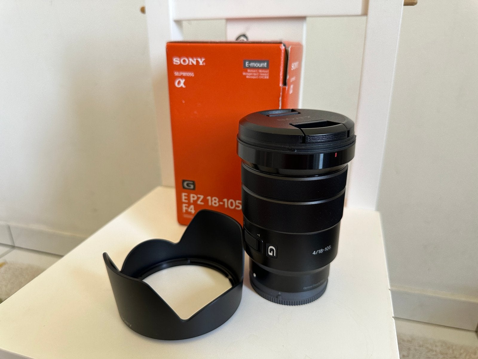 Sony E 18-105mm f4 PZ G OSS, Ophalen, Sony E-mount, Sony, Telelens