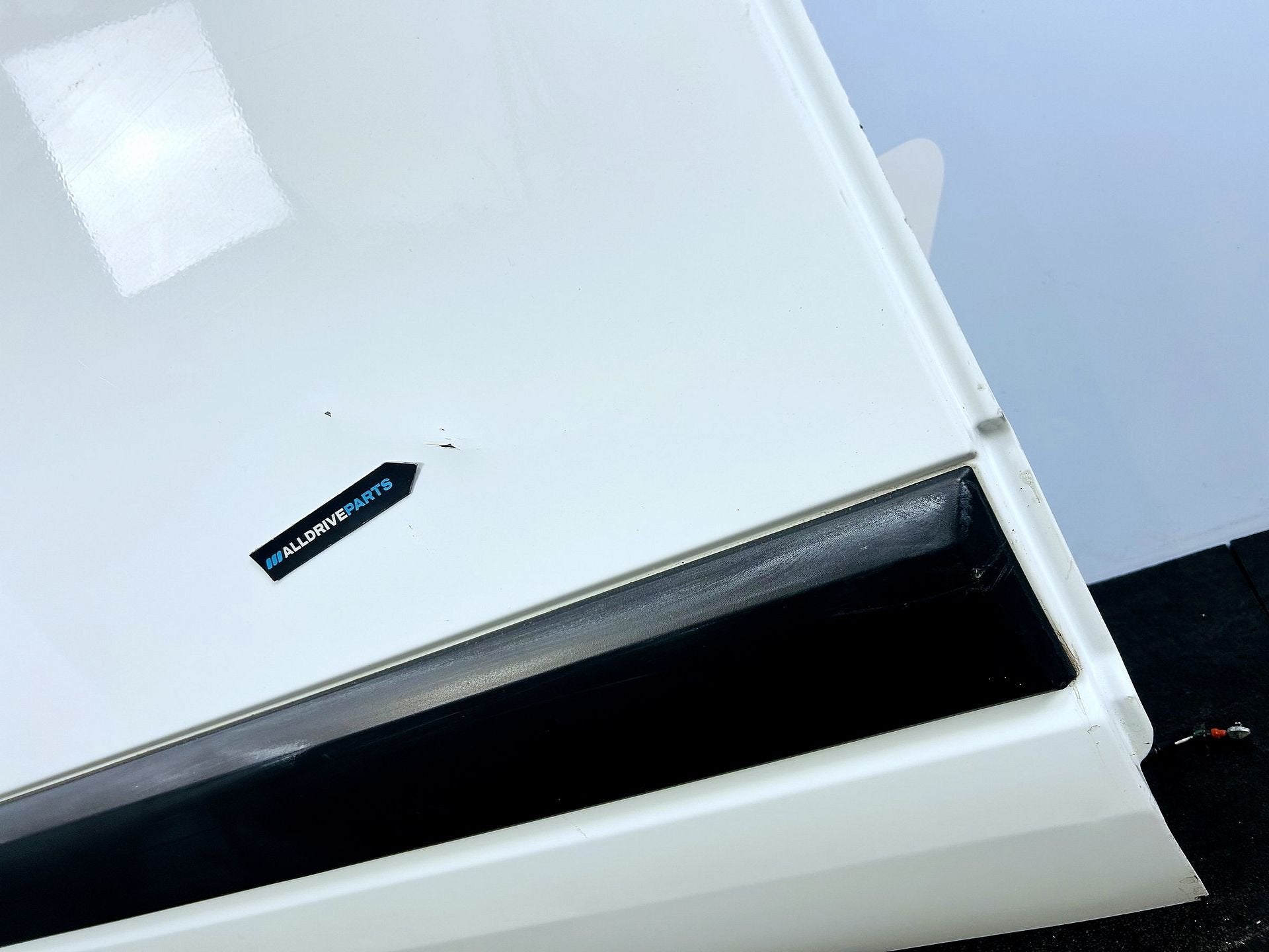 Porte coulissante droite Ford Transit Custom blanche sans vi, -, Droite, Utilisé, Porte