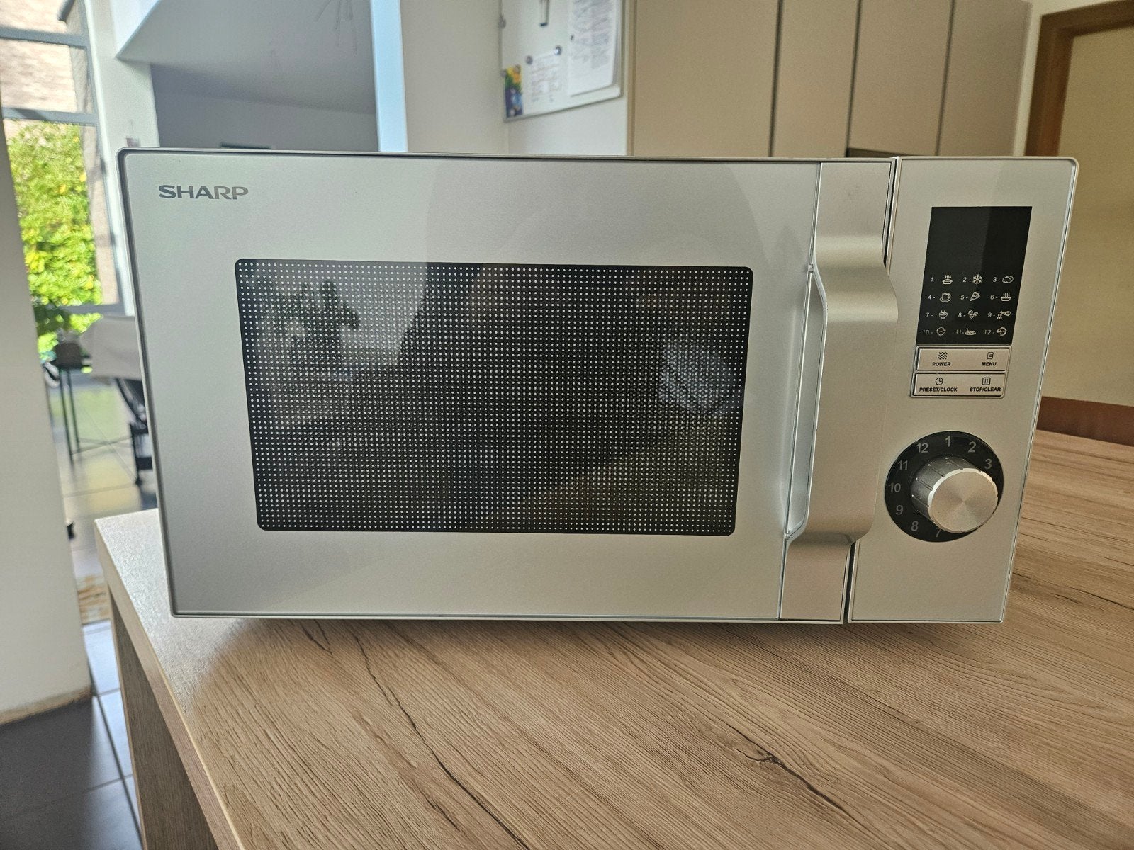 SHARP MICROGOLFOVEN 900W, Elektronische apparatuur, Ophalen, Gebruikt, Vrijstaand, Microgolfoven