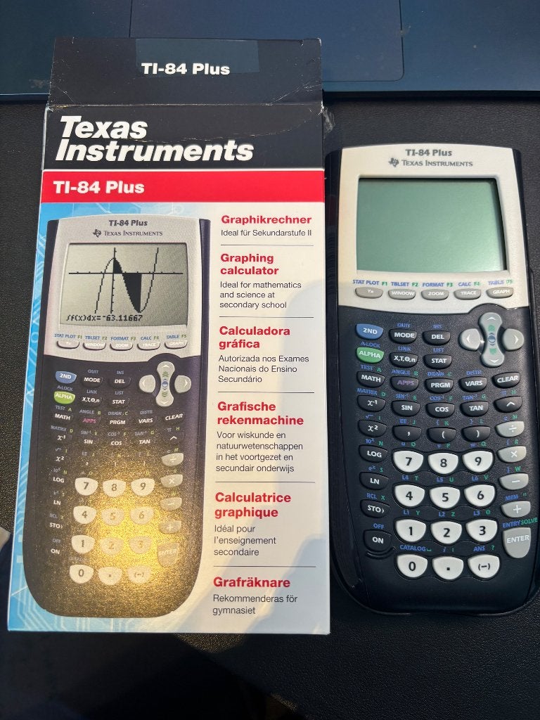TI-84 Plus, Ophalen of Verzenden, Grafische rekenmachine, Zo goed als nieuw