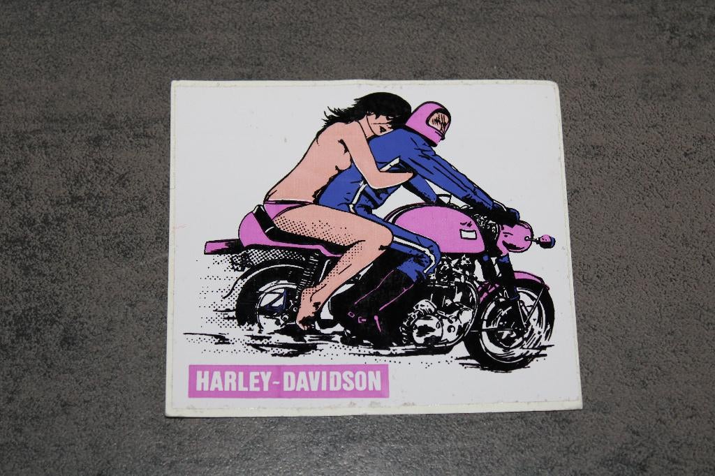 Autocollant moto Harley-Davidson 1970, Enlèvement ou Envoi, Comme neuf, Voiture ou Moto