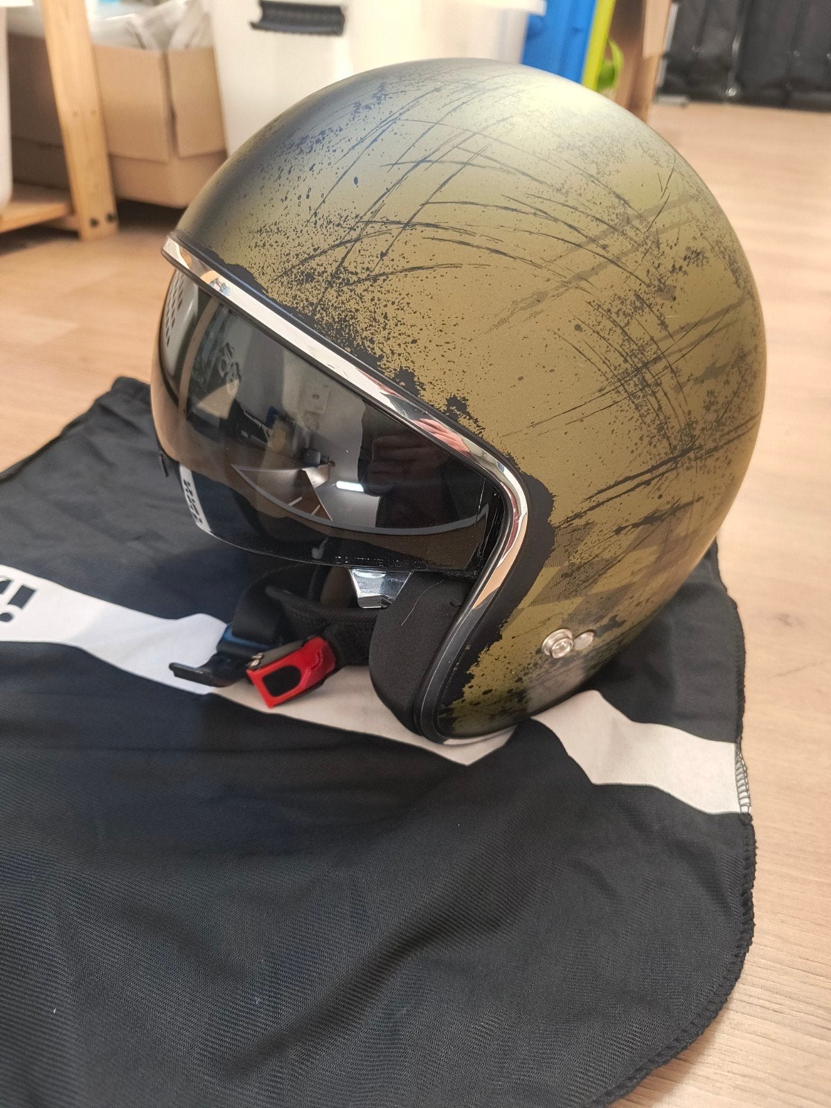 IXS jethelm XS, Ophalen, Zo goed als nieuw, Extra small of kleiner, IXS