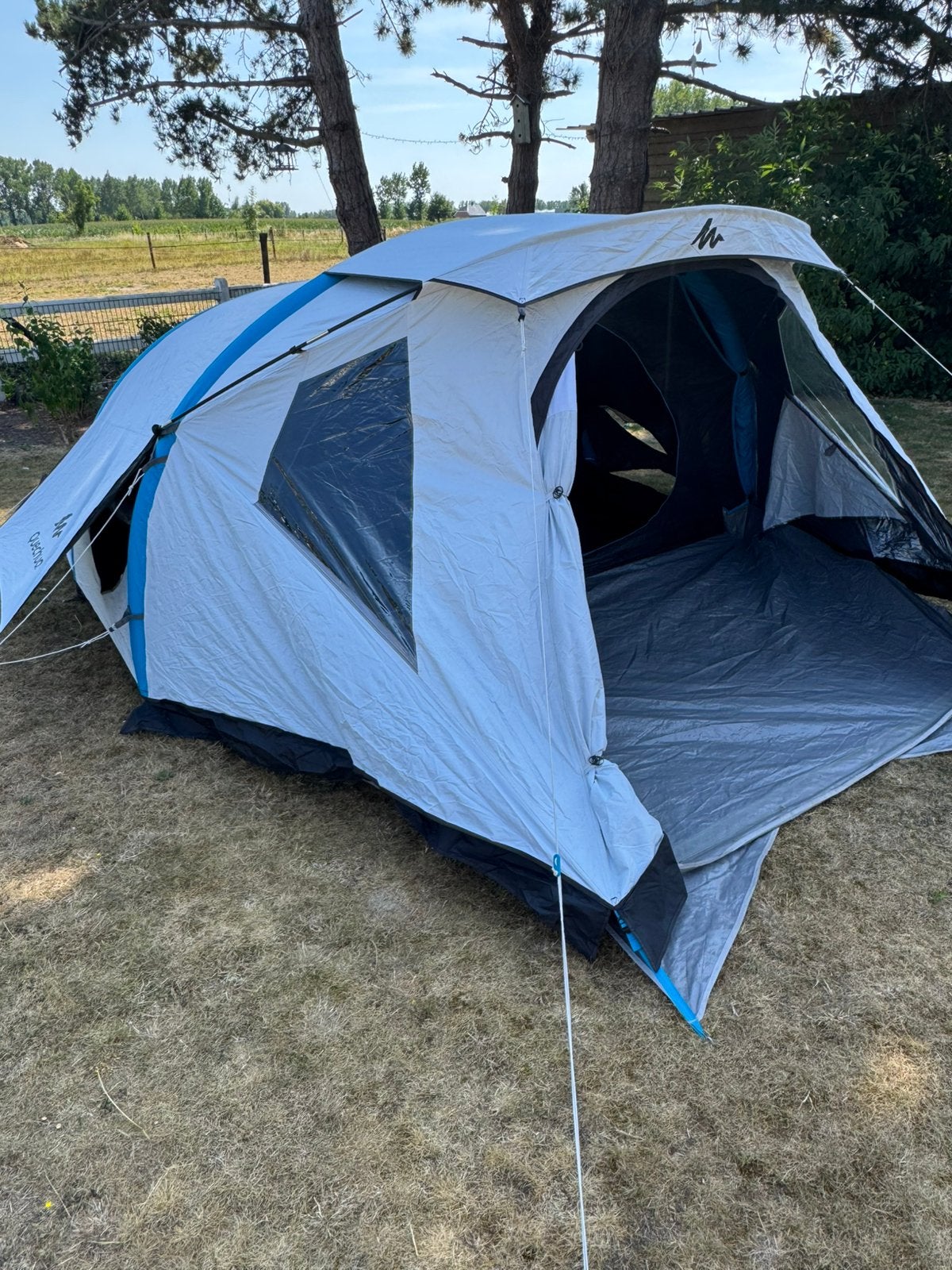 1x Quechua Air Seconds Family 4 XL, Caravans en Kamperen, Tenten, Ophalen, Gebruikt
