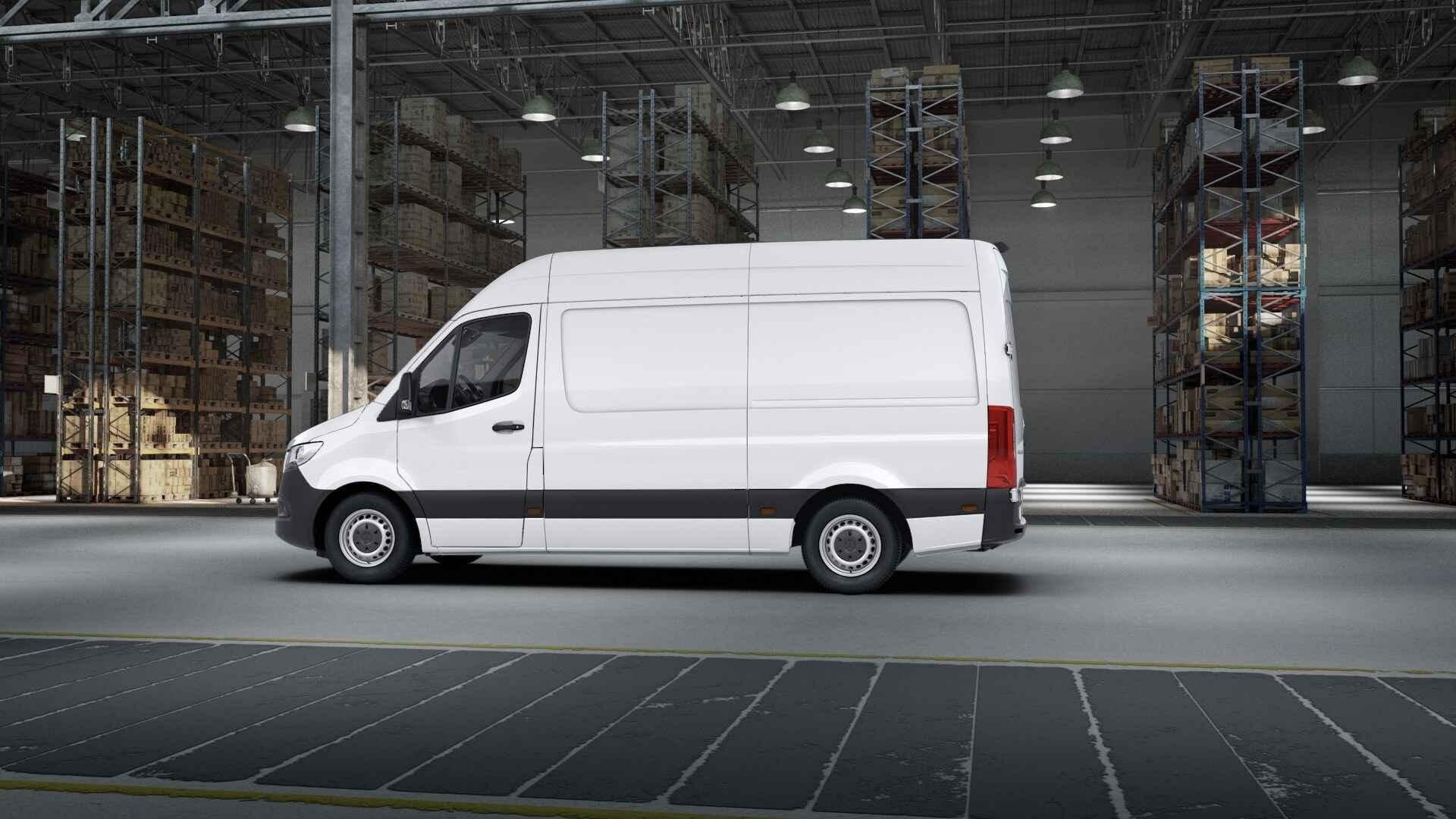 Mercedes-Benz Sprinter 315 CDI GB L2 RWD 9G-TRONIC 3.5T | Au, Auto's, 4 deurs, 4 cilinders, 2000 kg, Wit