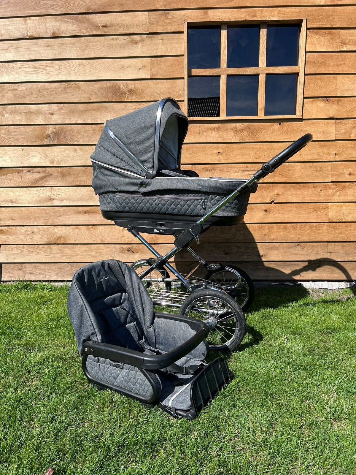 Silver Cross kinderwagen met doorgroeimogelijkheid, Kinderen en Baby's, Ophalen, Zo goed als nieuw, Kinderwagen