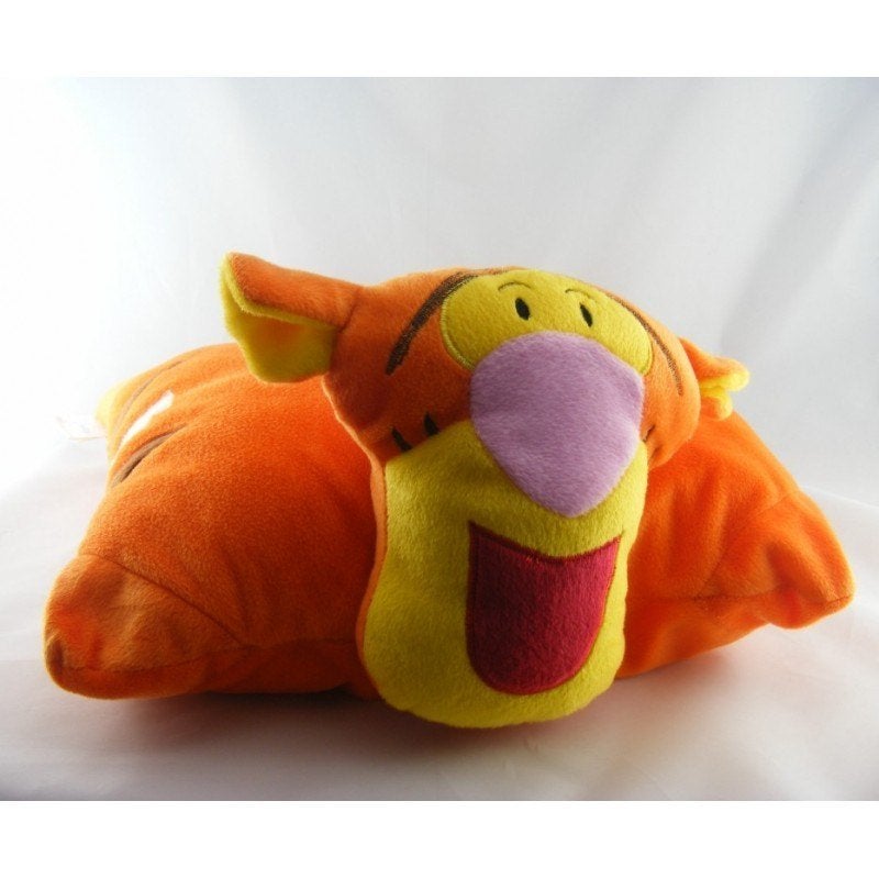 Coussin peluche Tigrou Disney 2-en-1 (35x35 cm) — NEUF, Collections, Enlèvement ou Envoi, Neuf, Peluche