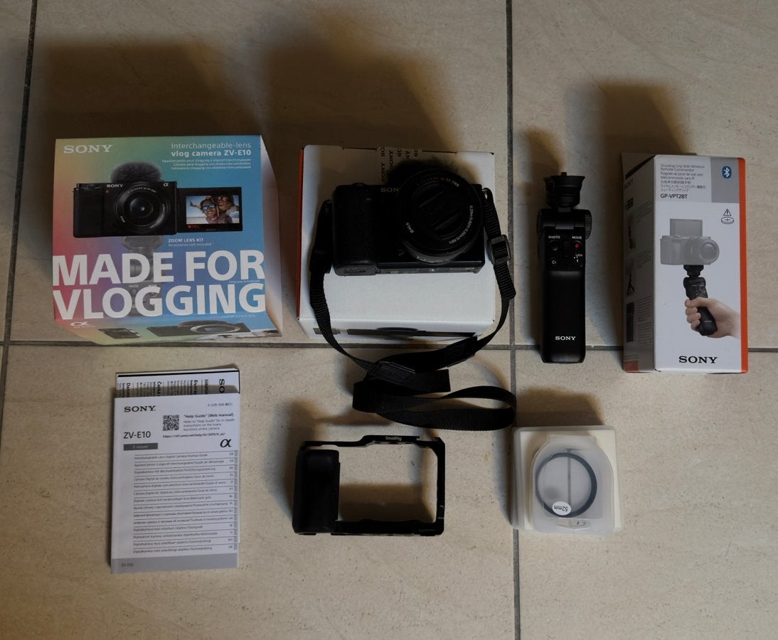 Sony zv e10 + accessoires, Ophalen of Verzenden, Zo goed als nieuw