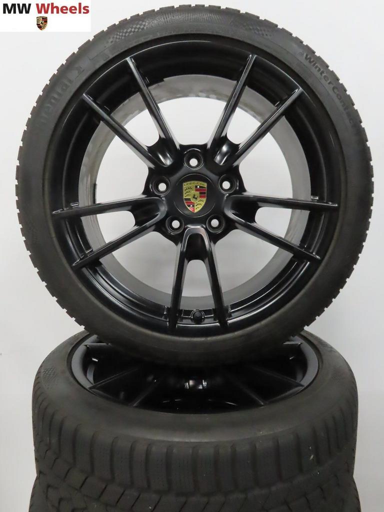 Porsche 20 inch Origineel velgen 911 992 met winterbanden, Auto-onderdelen, Banden en Velgen, Banden en Velgen, Winterbanden, 19 inch