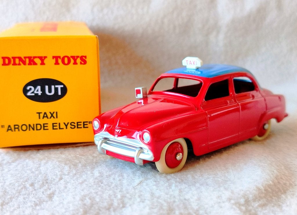 Dinky Atlas: Simca Aronde Elysée _ref. 24 UT _ RODE WIELEN, Ophalen of Verzenden, Nieuw, Auto, Dinky Toys