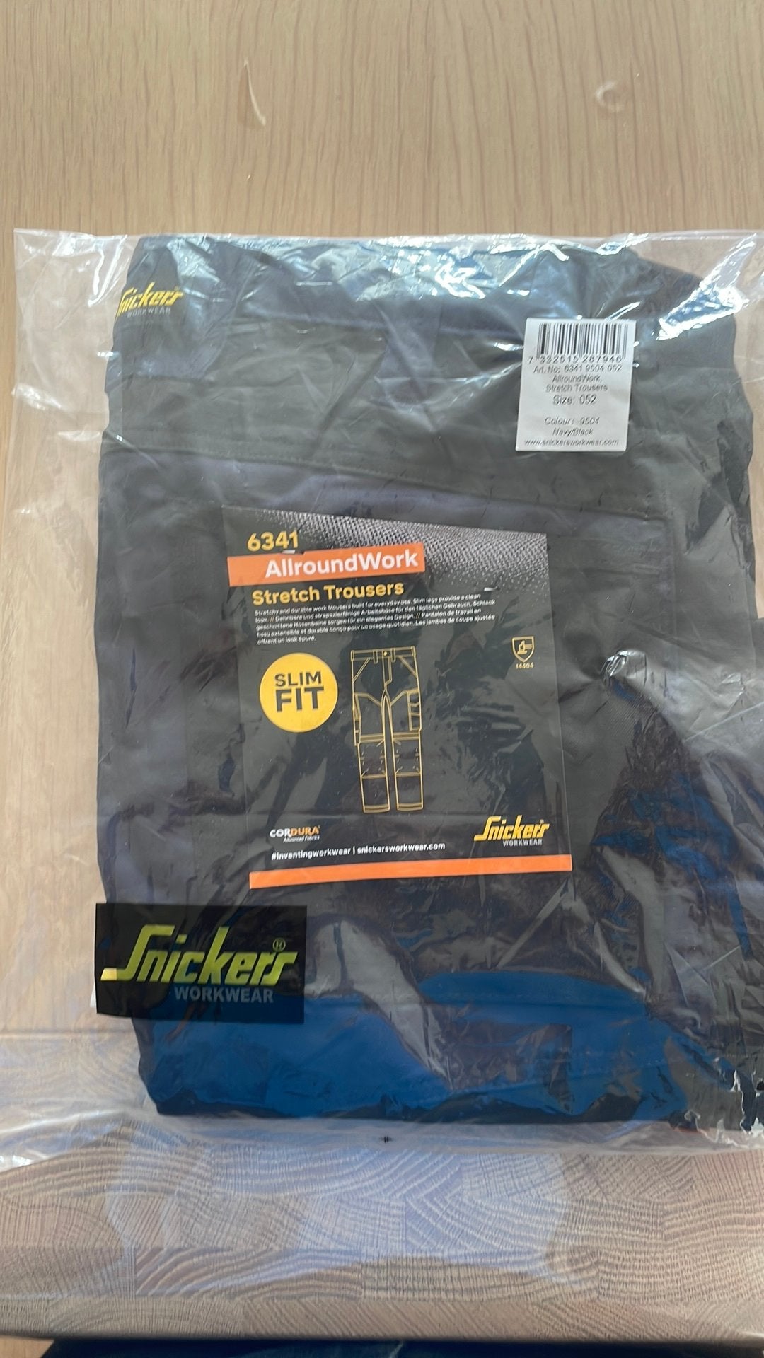 Pantalon SNIKERS stretch trousers taille 52 neuf, Jardin & Terrasse, Vêtements de travail, Enlèvement, Neuf, Hommes, Pantalon