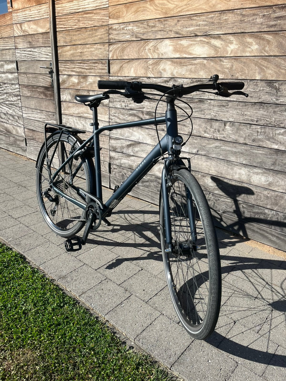 Elops heren fiets, Fietsen en Brommers, Minder dan 10 versnellingen, Zo goed als nieuw, Schijfrem, Ophalen