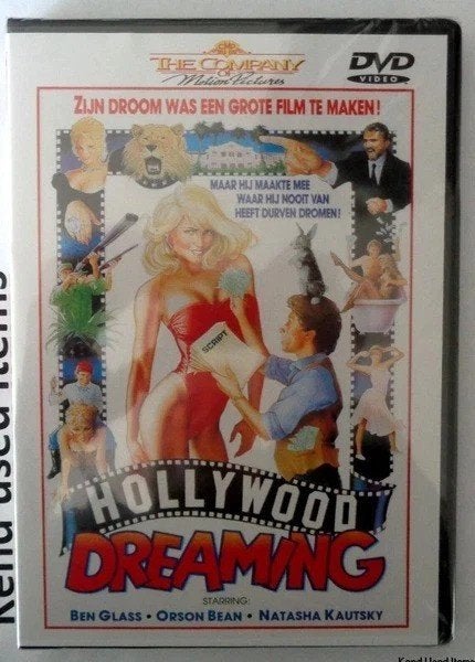 Hollywood Dreaming dvd 1986 nieuw in folie B. Glass, Cd's en Dvd's, Dvd's | Actie, Vanaf 18 jaar, Verzenden, Overige genres, Zo goed als nieuw