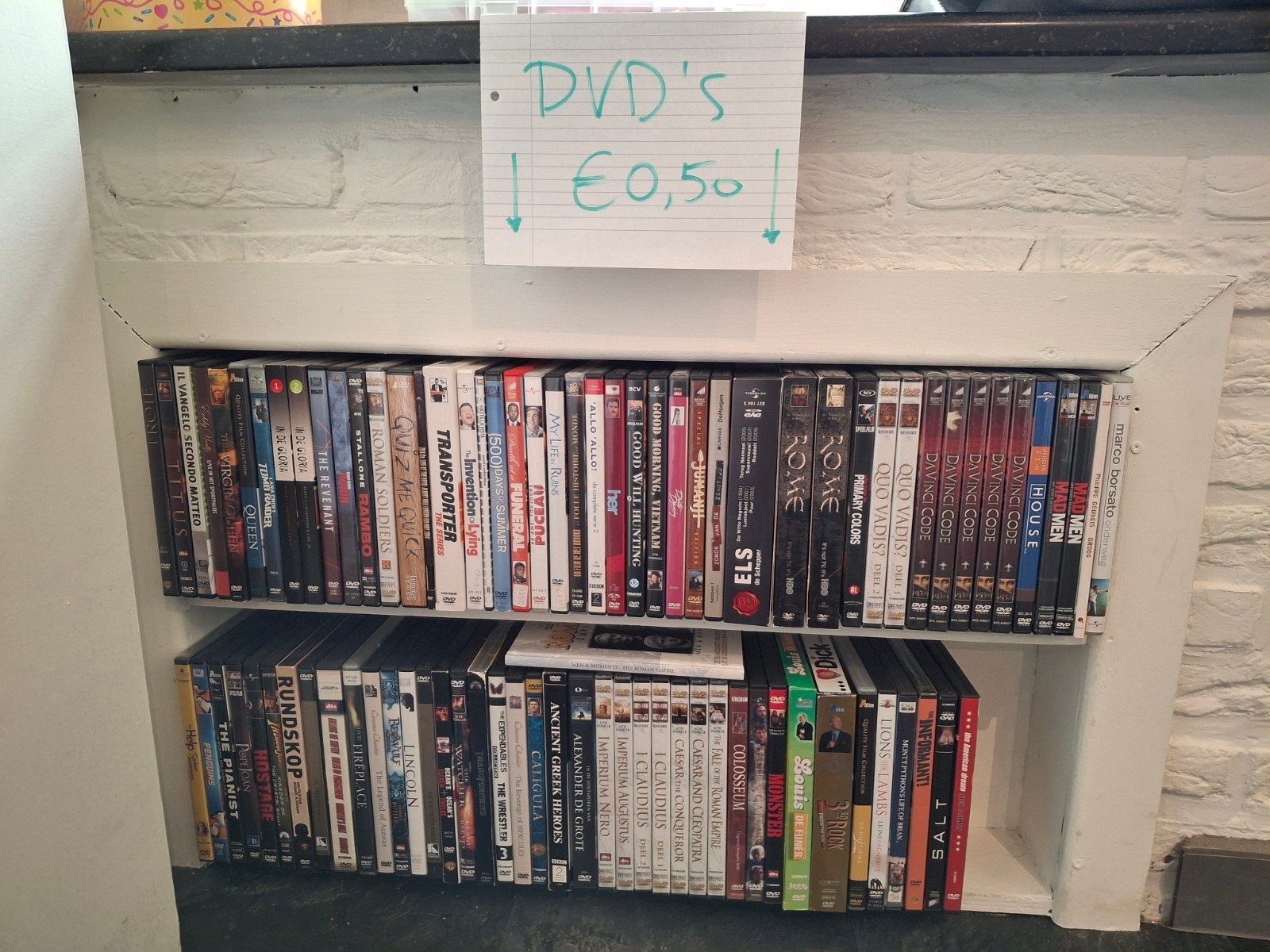 Lot dvd's met toptitels, Ophalen