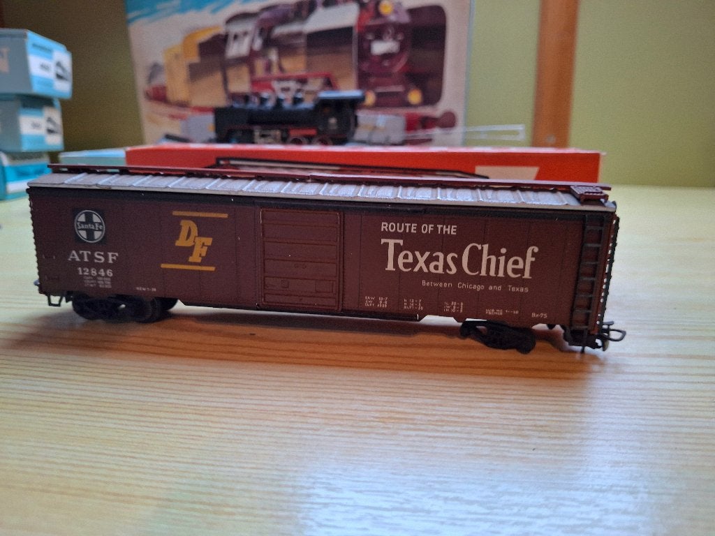 Märklin 4572 — Stock Car américain en étain « Santa Fe », Hobby & Loisirs créatifs, Trains miniatures | HO, Analogique, Courant alternatif