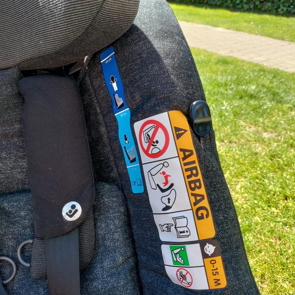 Autostoel axissfix plus, Ophalen