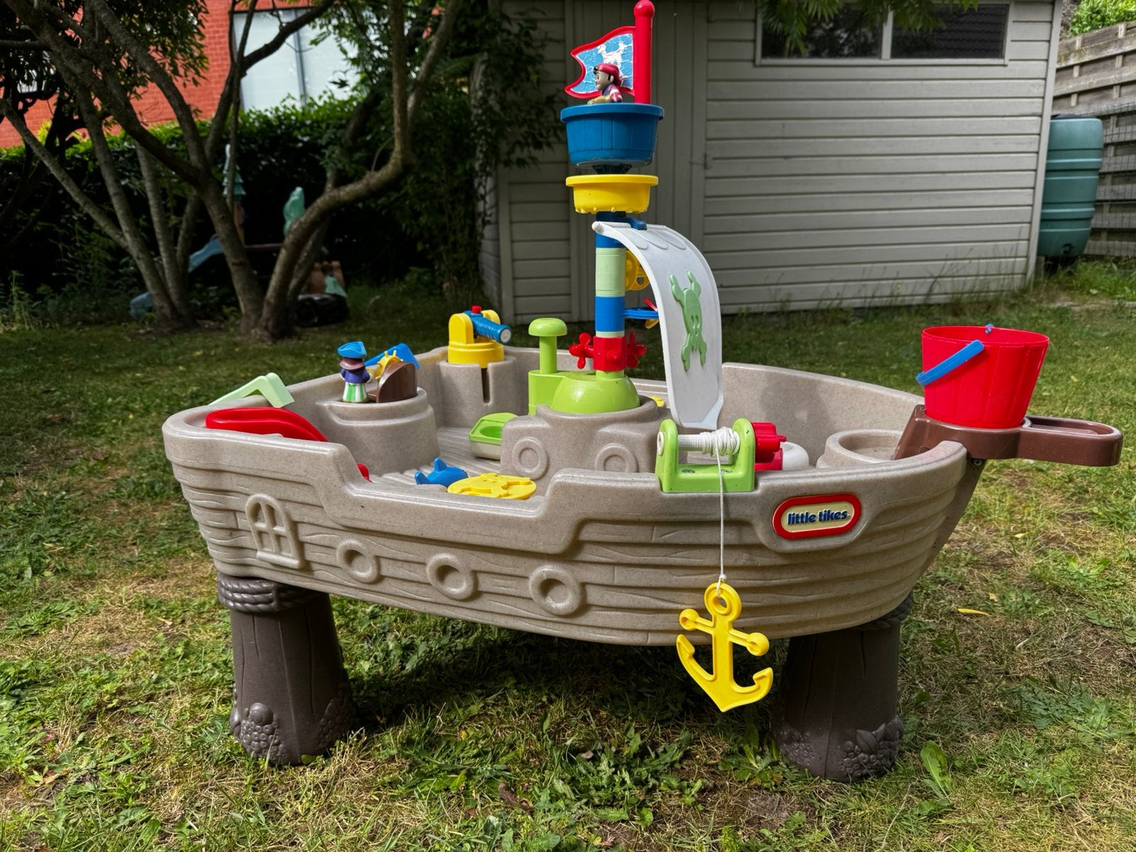 Little Tikes Piratenschip Watertafel, Kinderen en Baby's, Speelgoed | Buiten | Los speelgoed, Gebruikt, Ophalen