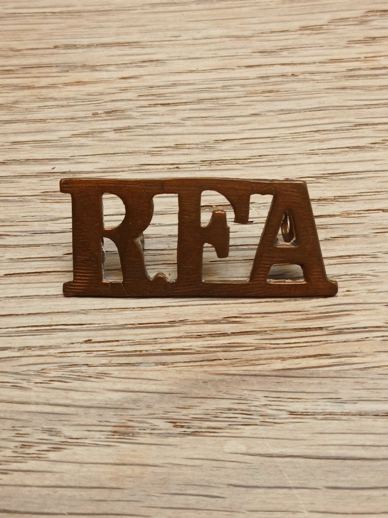 Insigne RFA Royal Field Artillery, Collections, Objets militaires | Seconde Guerre mondiale, Envoi, Armée de terre, Emblème ou Badge