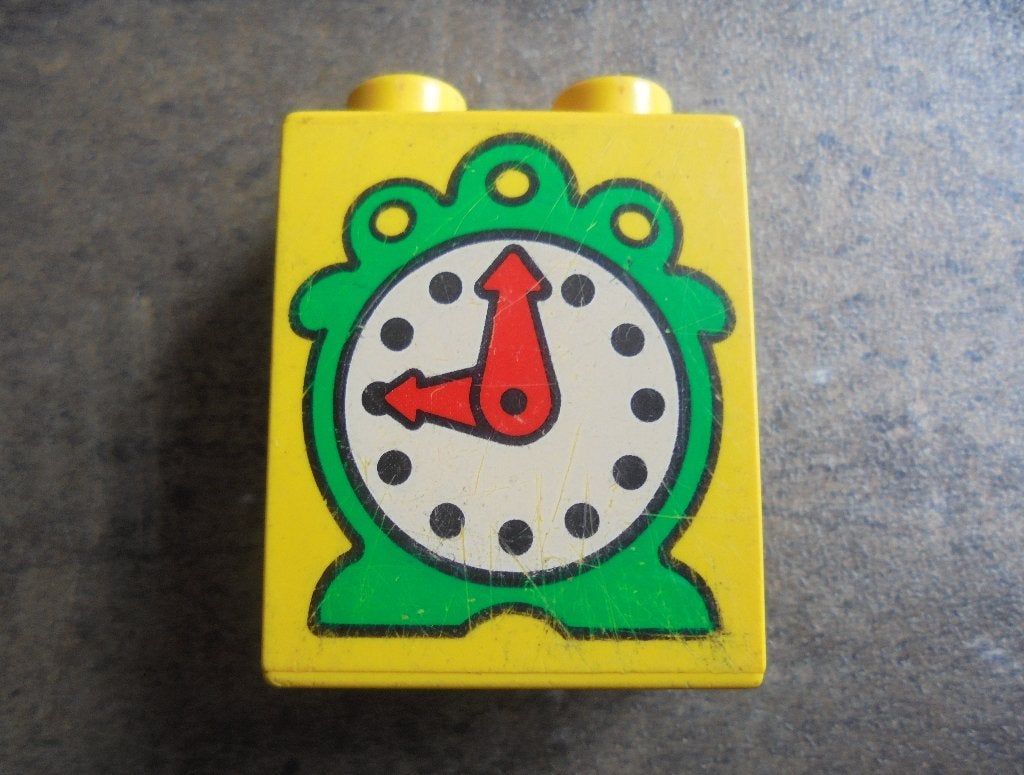 Lego Duplo Brick 1x2x2 (zie foto's), Ophalen of Verzenden, Gebruikt, Losse stenen, Duplo