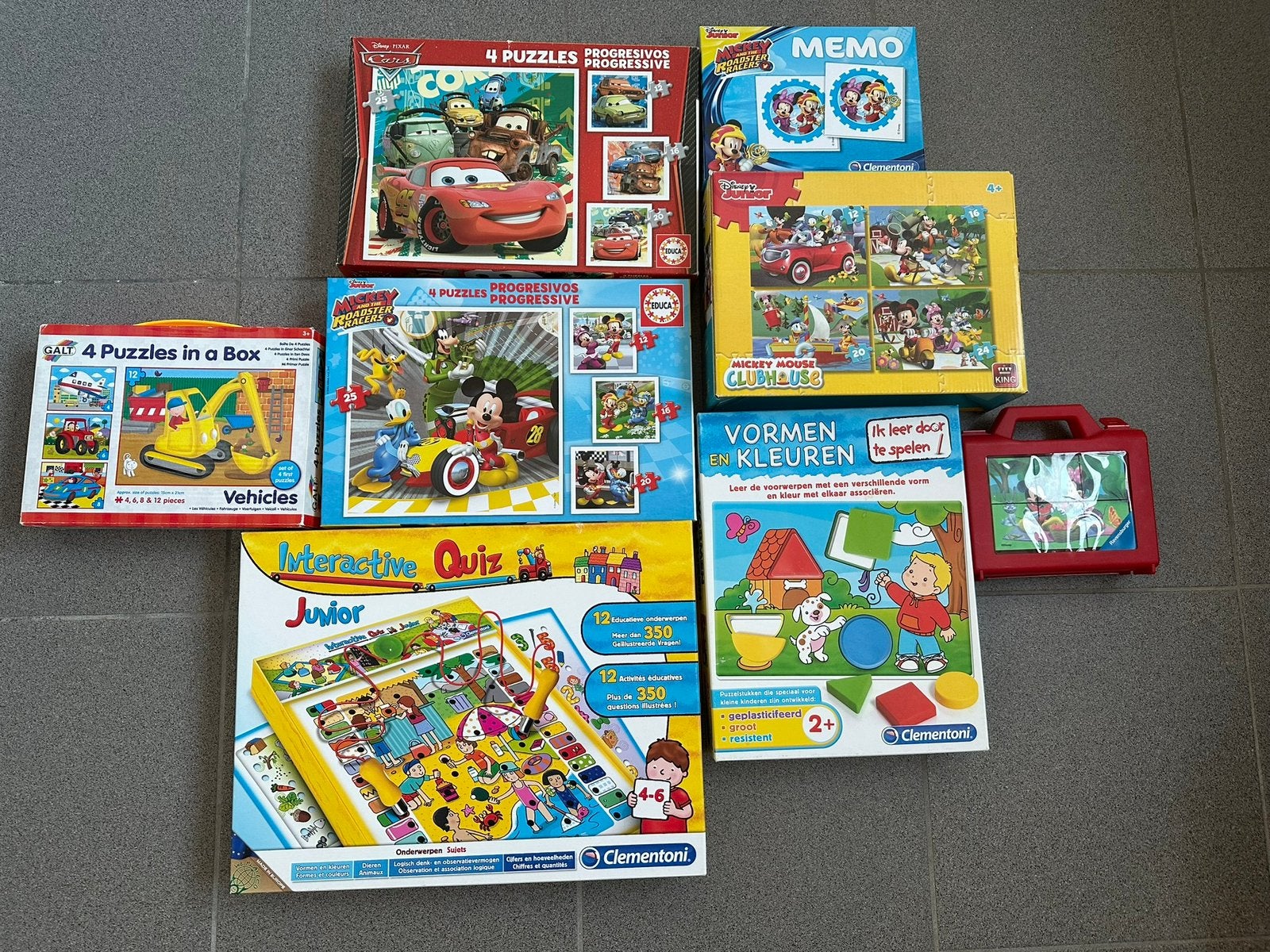 Puzzels en spelletjes voor kleuters en peuters, Kinderen en Baby's, Speelgoed | Kinderpuzzels, Ophalen, Zo goed als nieuw