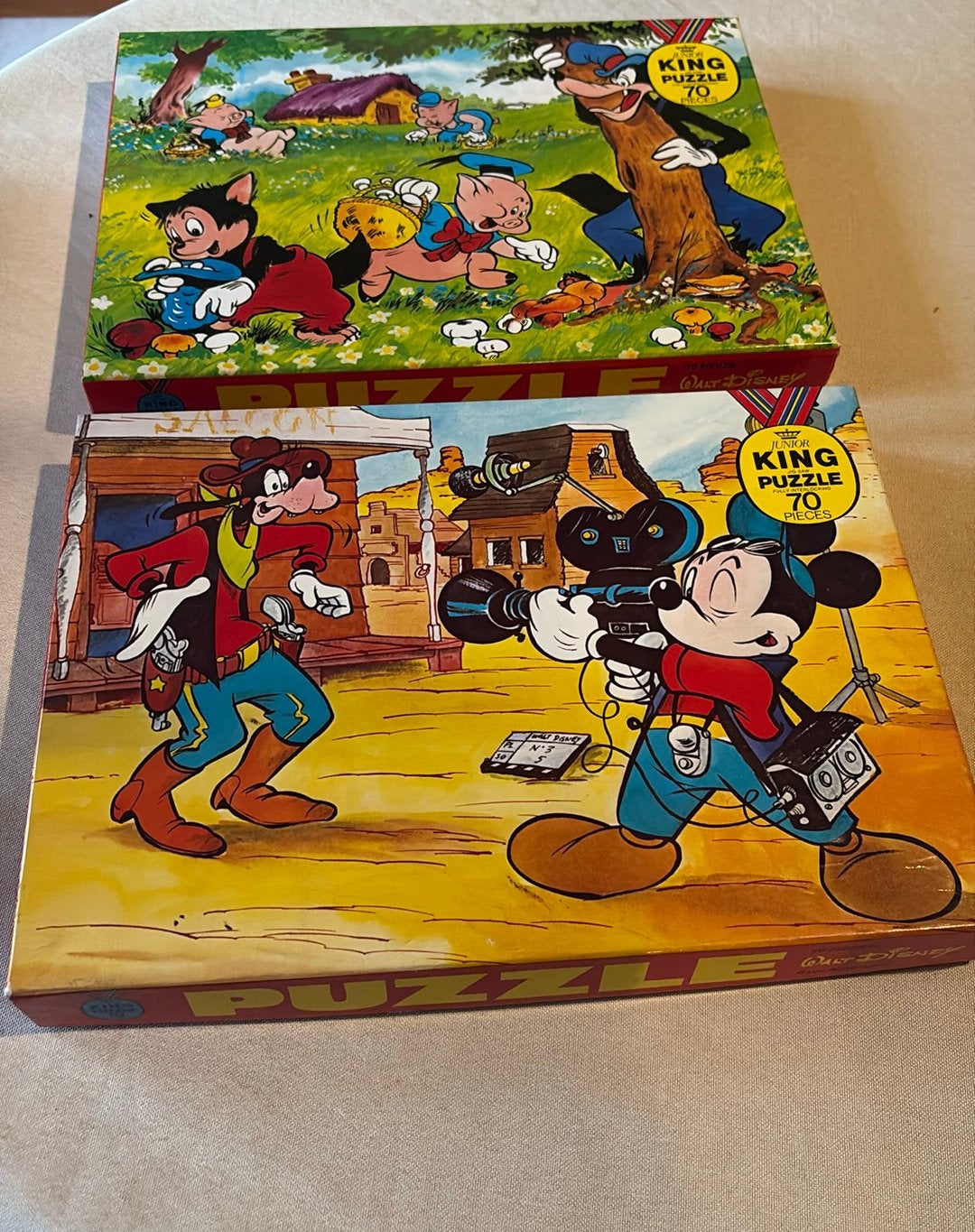 Set van 2 Vintage Disney Puzzels, Ophalen of Verzenden, Zo goed als nieuw
