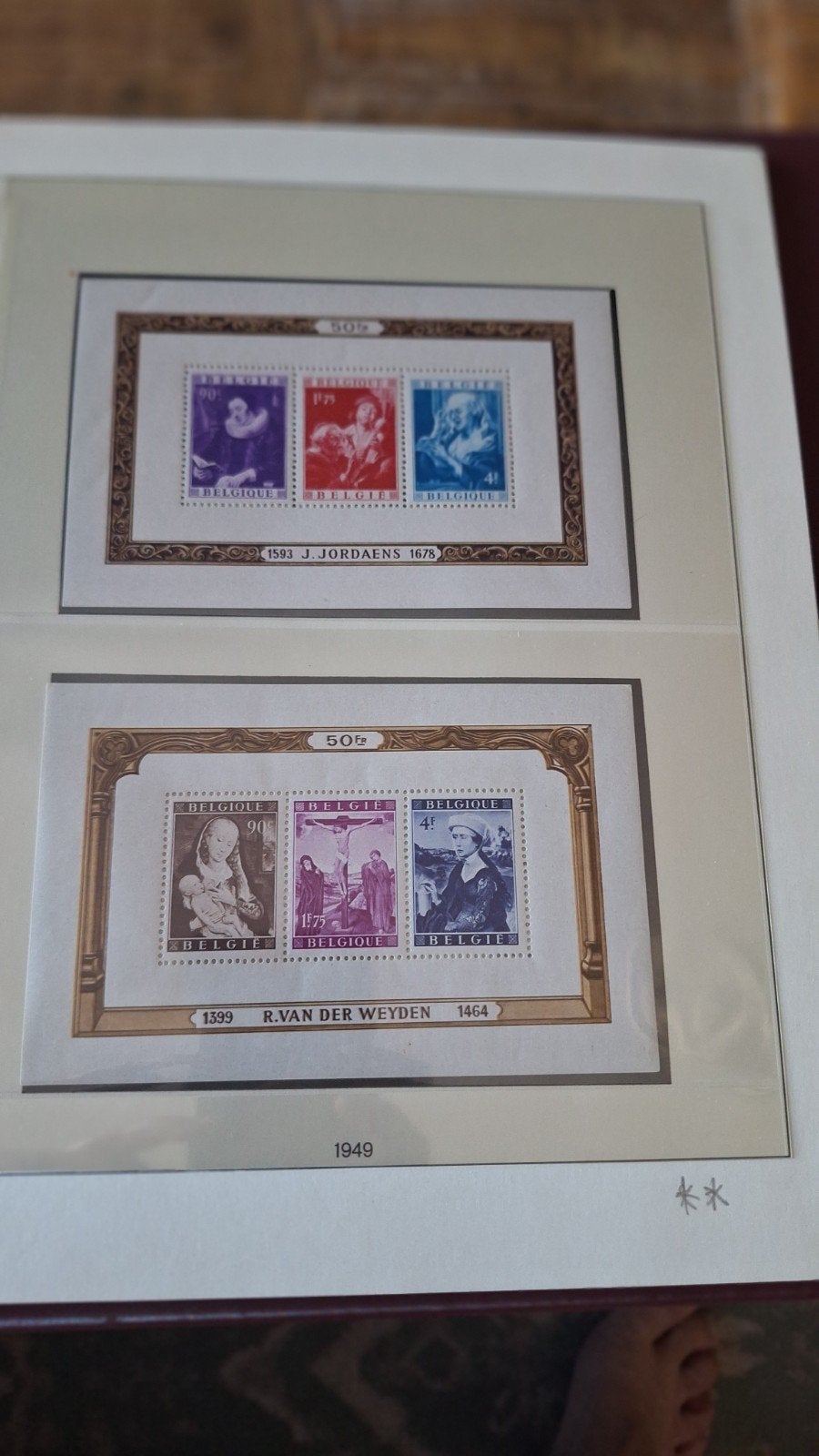 Deel 2, album Belgie 1945-1950, zie foto's, Ophalen of Verzenden