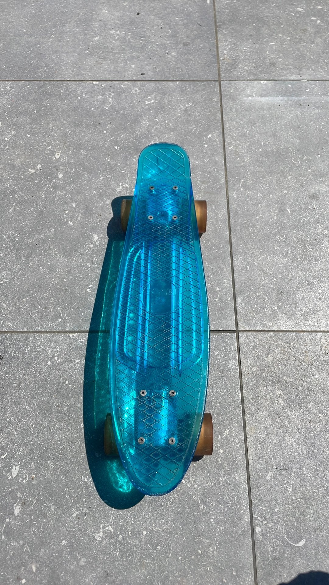 Ridge Pennyboard – Blauw – Goede staat, Sports & Fitness, Skateboard, Enlèvement ou Envoi, Comme neuf, Skateboard