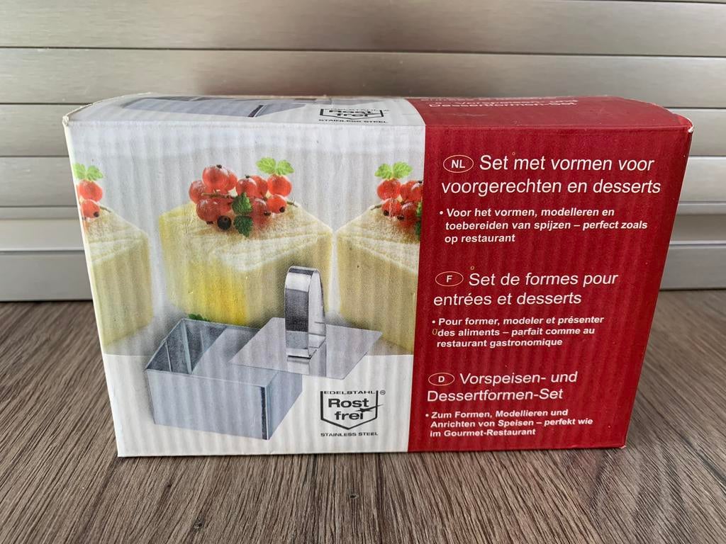 4x serveerringen NIEUW, Autres types, Enlèvement ou Envoi, Neuf