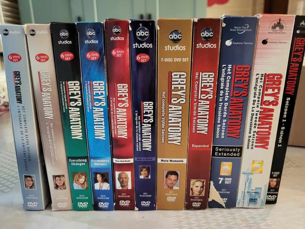 Grey's anatomy seizoen 1 tot 11, Ophalen of Verzenden