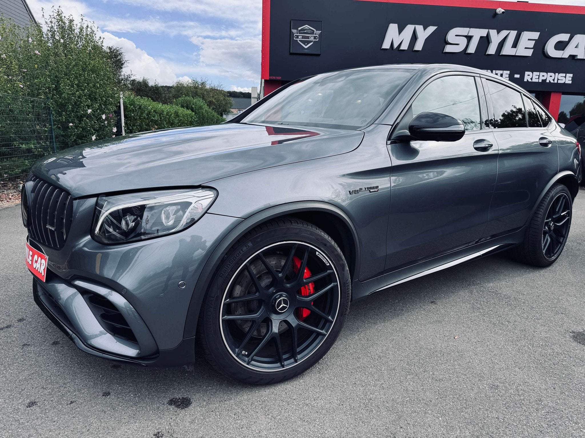 Mercedes-Benz GLC 63 AMG GLC Coupé 63 S AMG 4-Matic , Garan, Autos, Cuir, Argent ou Gris, 375 kW, Entreprise