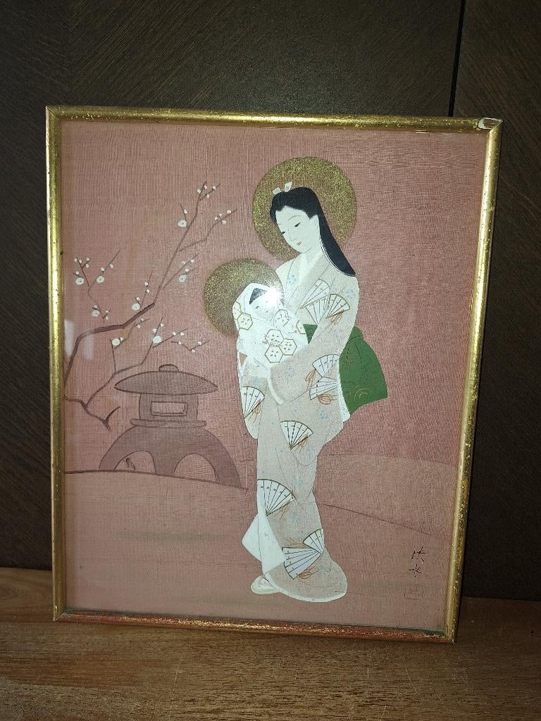 Estampe Asiatique sur tissus, Enlèvement