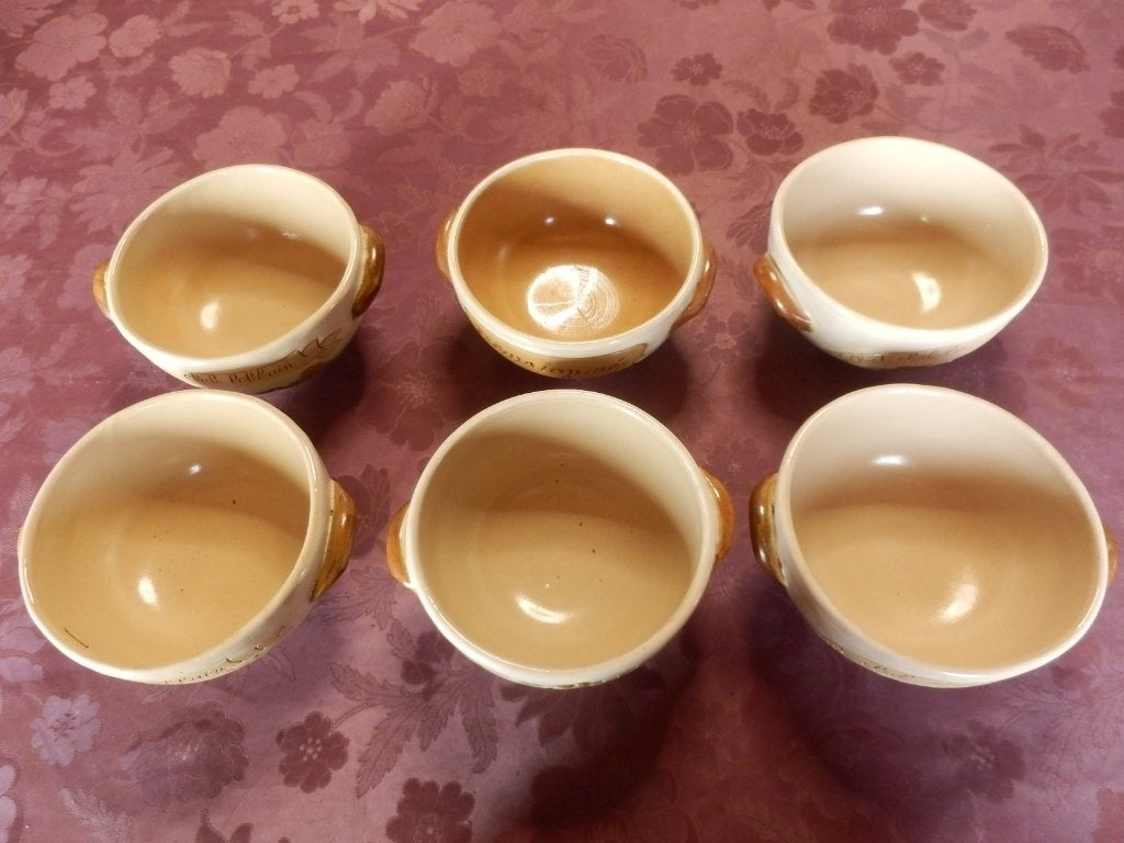 (14) -6 bols - poterie lardinois --, Maison & Meubles, Enlèvement ou Envoi, Poterie, Comme neuf, Classique